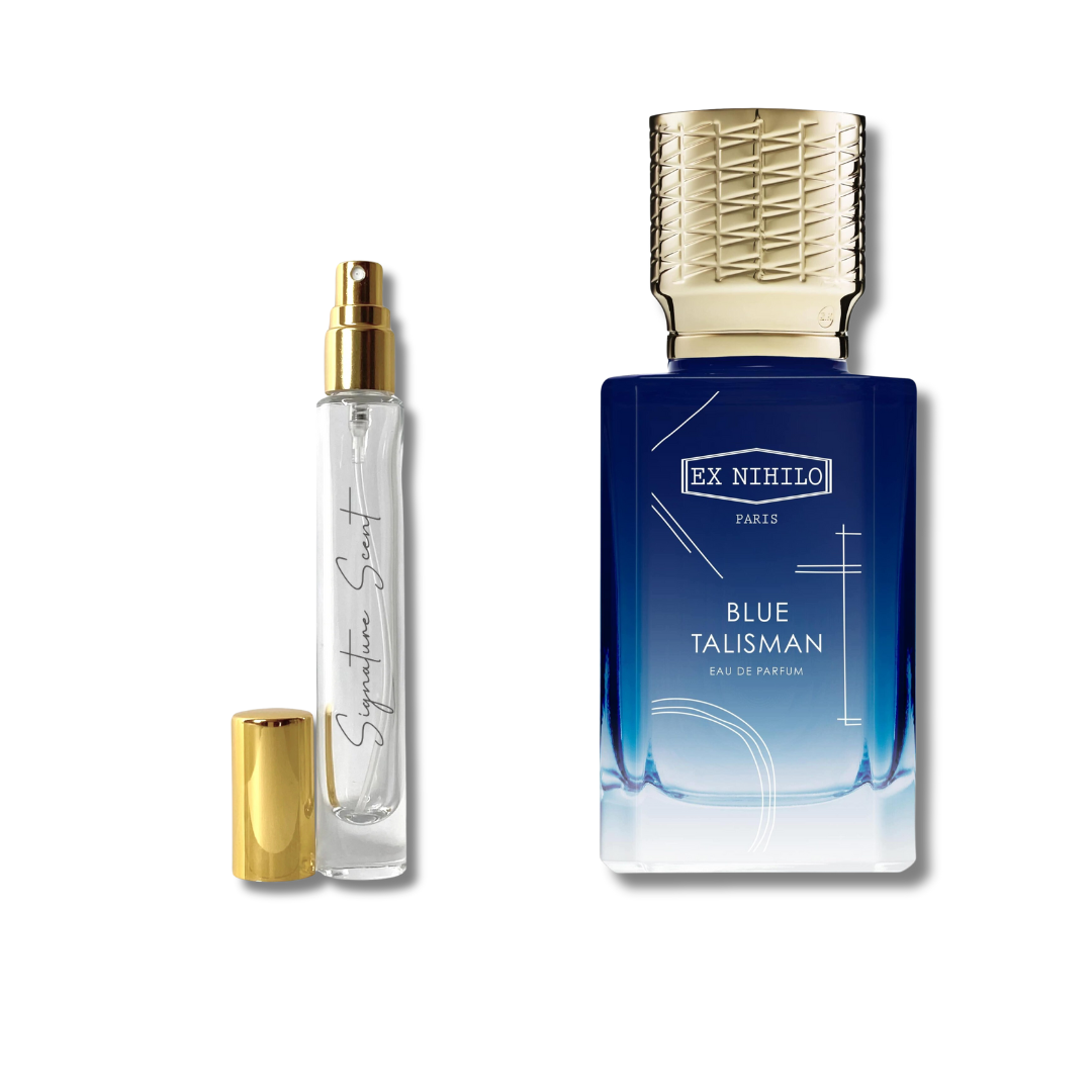 Un parfum elegant și vibrant, creat pentru a exprima energia pură și modernitatea luxului contemporan. Cu un amestec îndrăzneț de fructe luminoase, flori delicate și lemnuri rafinate, Blue Talisman este o aromă sofisticată, potrivită pentru femei și bărbați deopotrivă.