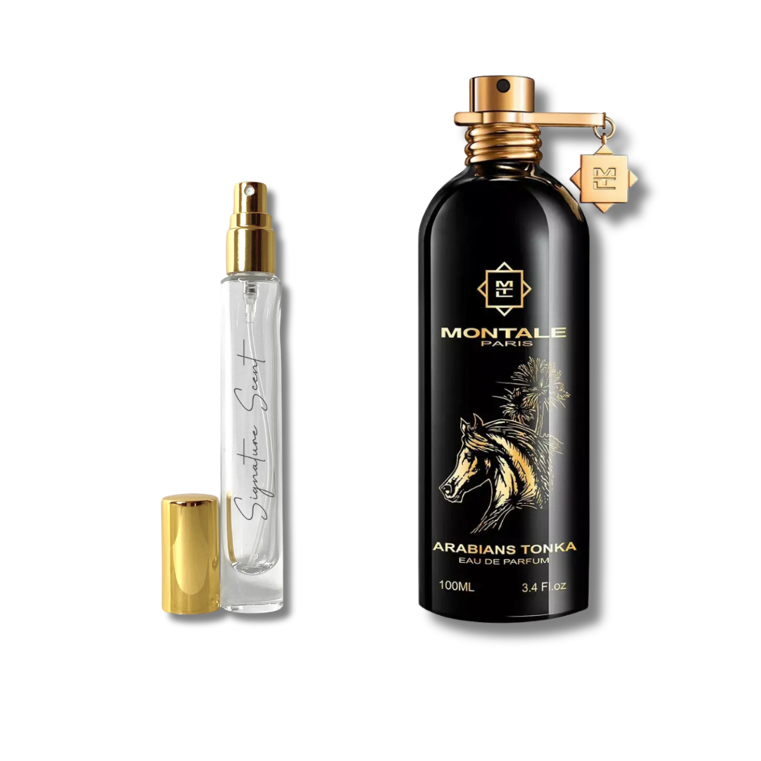 Decant Arabians Tonka – mostre parfum unisex oriental-condimentat, cu note de tonka, șofran și oud. Ideal pentru toamnă și iarnă. Descoperă decanturi parfum intense și opulente din categoria parfumuri damă și parfumuri bărbați.
