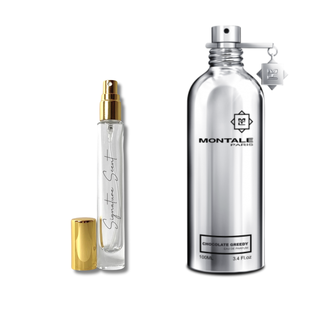 Decant Chocolate Greedy – mostre parfum unisex gurmand, cu note de ciocolată, vanilie și boabe de cafea. Ideal pentru toamnă și iarnă. Descoperă decanturi parfum delicioase și reconfortante din categoria parfumuri damă și parfumuri bărbați.
