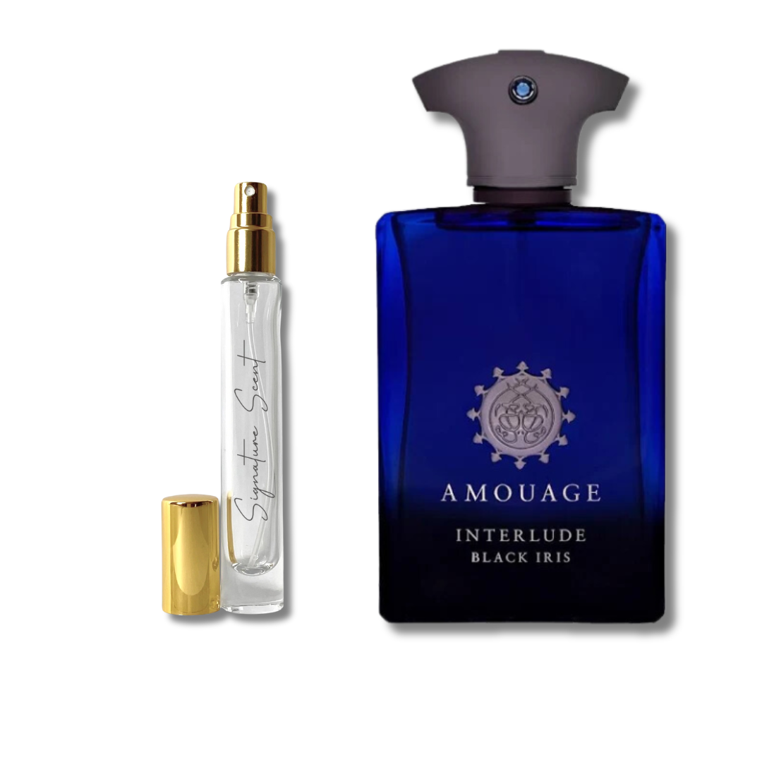 Decant Interlude Black Iris – mostre parfum unisex oriental-lemnos, cu note de violetă, iris, tămâie și piele afumată. Ideal pentru toamnă, iarnă și primăvară. Descoperă decanturi parfum sofisticate și echilibrate din categoria parfumuri damă și parfumuri bărbați.
