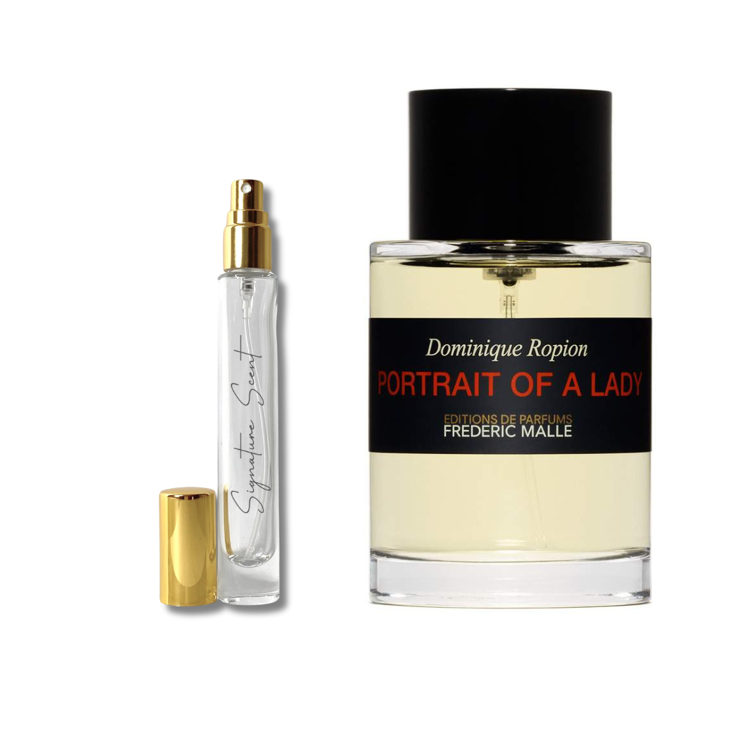 Decant Portrait of a Lady – mostre parfum damă intens floral-oriental, cu note de trandafir, patchouli și tămâie. Ideal pentru toamnă și iarnă. Descoperă decanturi parfum rafinate din categoria parfumuri damă de nișă.