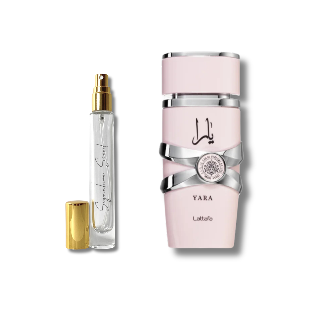 Decant Yara – mostre parfum damă oriental-floral, cu note de fructe tropicale, vanilie și mosc. Perfect pentru primăvară și toamnă. Descoperă decanturi parfum accesibile și seducătoare din categoria parfumuri damă.
