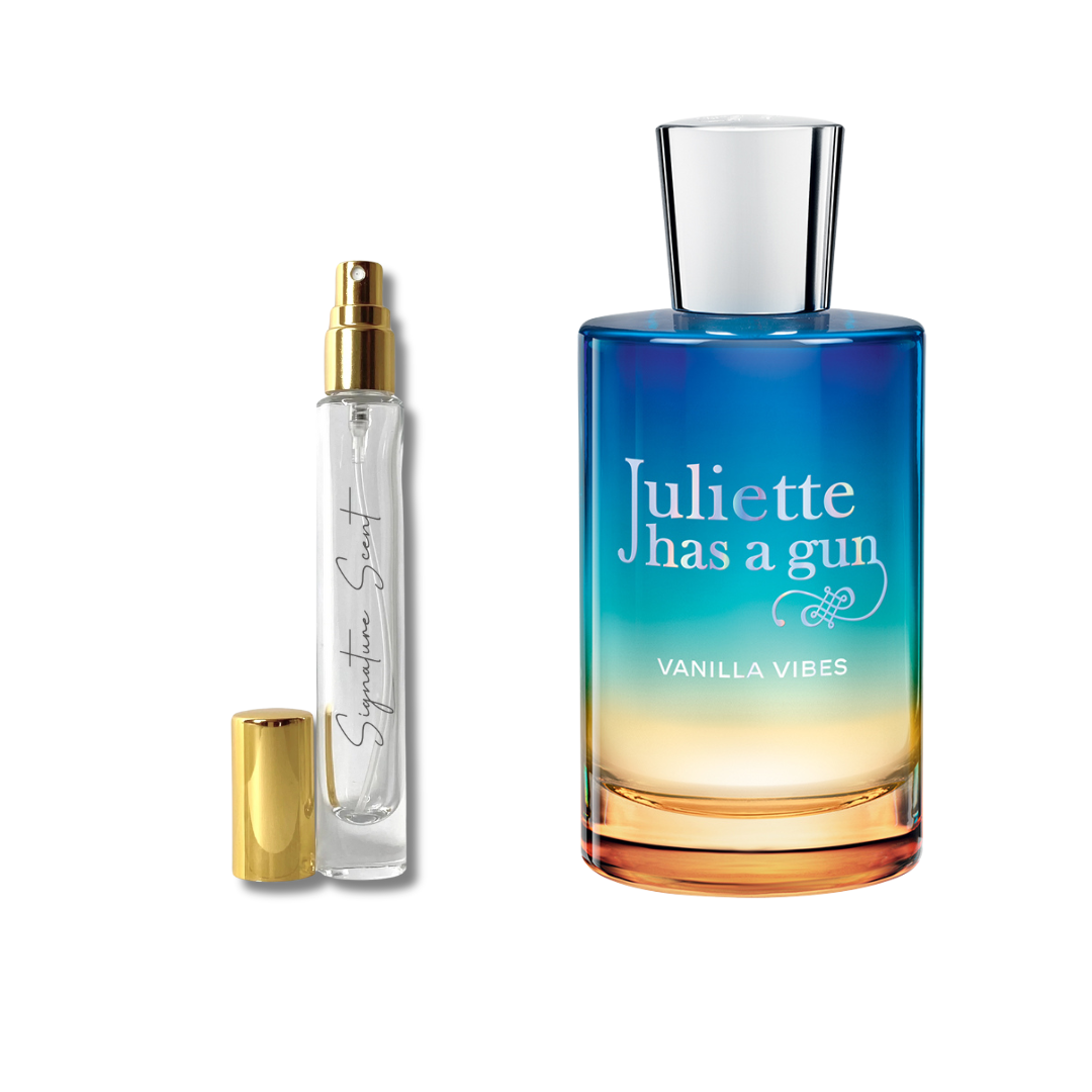 Decant Vanilla Vibes – mostre parfum unisex cu note de vanilie sărată și ambroxan. Ideal pentru vară și primăvară. Descoperă decanturi parfum unice din categoria parfumuri damă și parfumuri bărbați.

